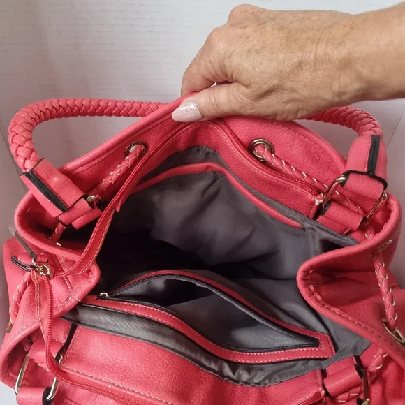 Oversize Coral Handbag - Picture 5 of 9